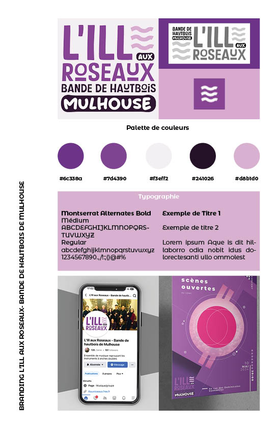 branding pour une bande de Hautbois